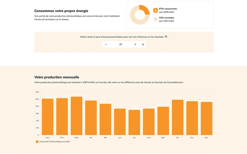 Screen with pie or bar charts